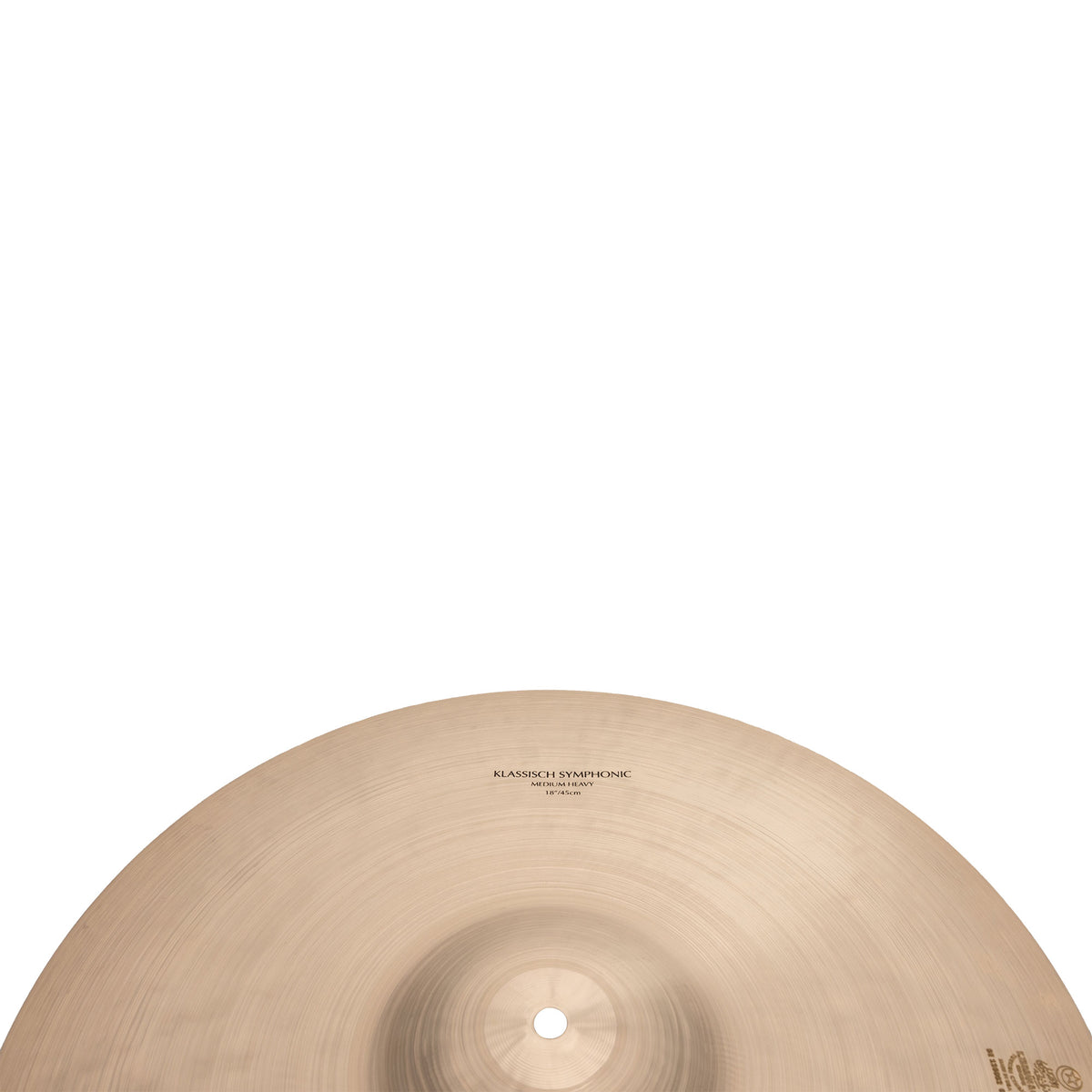 18" K Klassisch Symphonic Medium Heavy Pair Detail