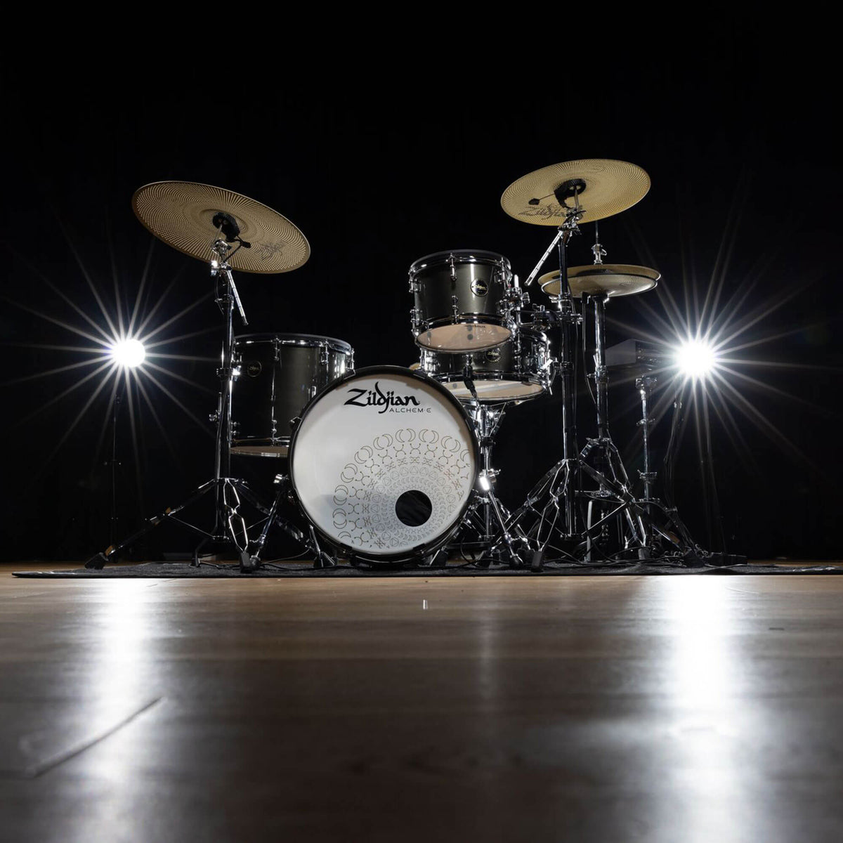 ALCHEM-E Gold Electronic Drum Kit